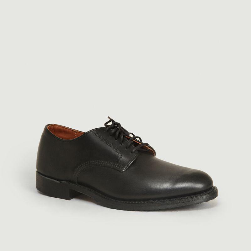 商品Red Wing|Williston Oxford Black Featherstone Derby Shoes Black Red Wing Shoes,价格¥3456,第1张图片