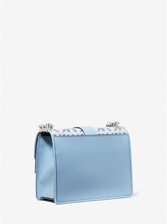 商品Michael Kors|Greenwich Small Logo Jacquard and Leather Crossbody Bag,价格¥1118,第5张图片详细描述