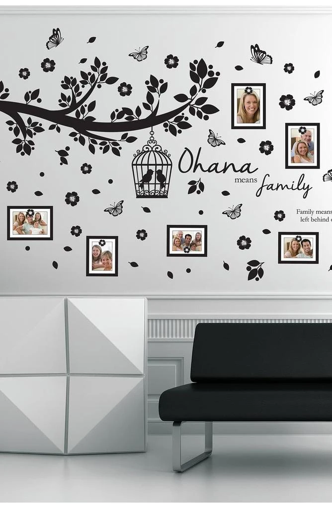 商品WALPLUS|Family Photo Tree Black Frame Decal,价格¥196,第1张图片