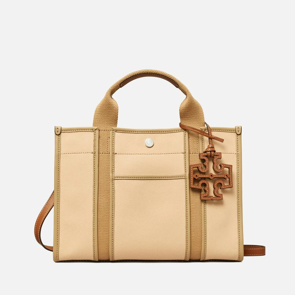 商品Tory Burch|Tory Burch Twill Small Tory Tote Bag,价格¥1484,第1张图片