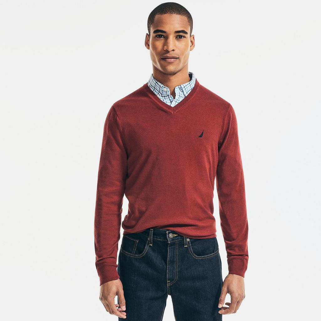 Nautica Mens Navtech V-Neck Sweater商品第1张图片规格展示