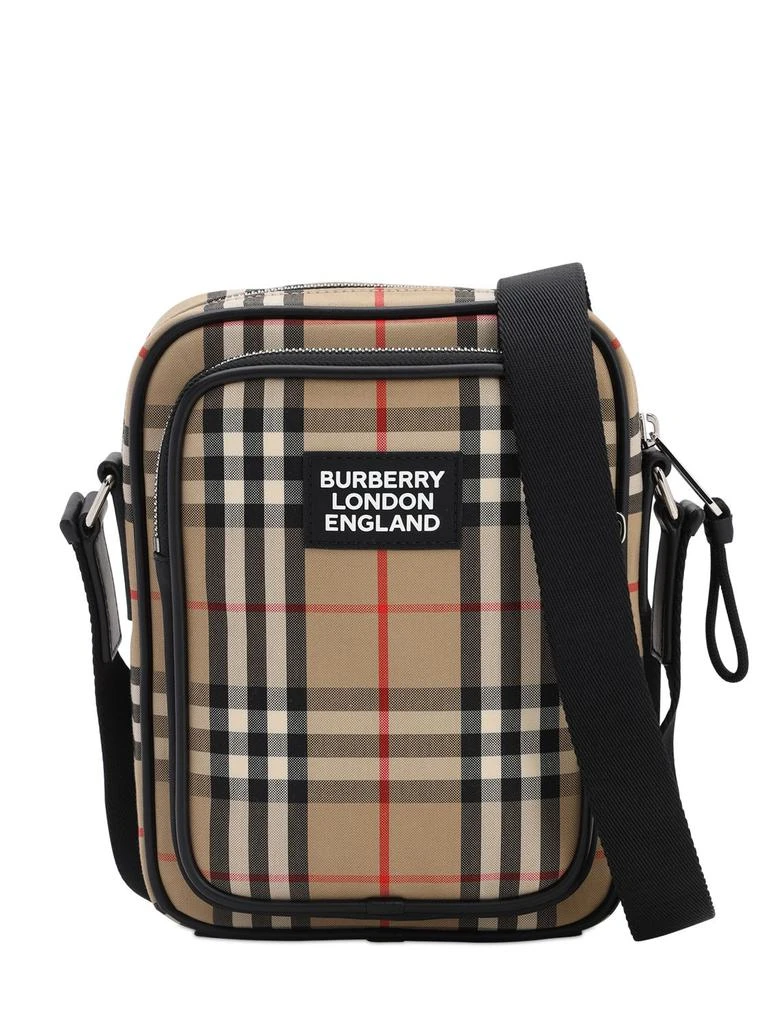 商品Burberry|Logo Canvas Check Freddie Messenger Bag,价格¥8070,第1张图片