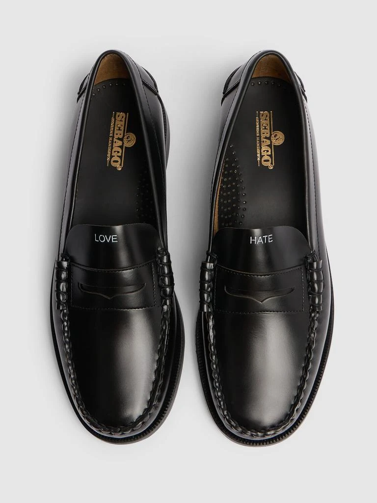 商品SEBAGO|Dan Love/hate Smooth Leather Loafers,价格¥836,第2张图片详细描述