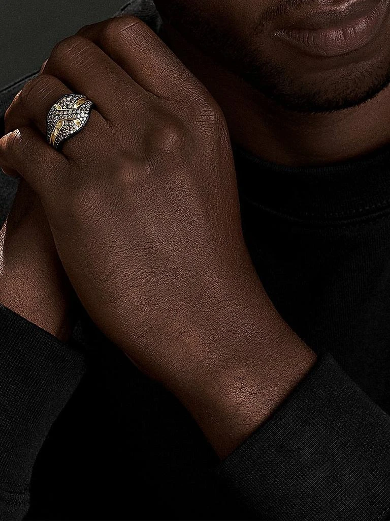商品David Yurman|Armory Signet Ring in Black Titanium,价格¥42519,第3张图片详细描述