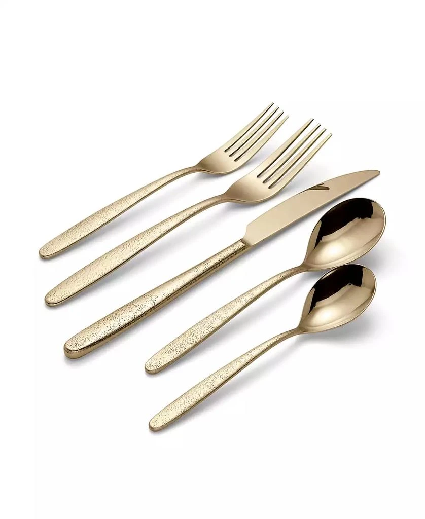商品Oneida|Storm Champagne 20 Piece Everyday Flatware Set, Service For 4,价格¥673,第3张图片详细描述