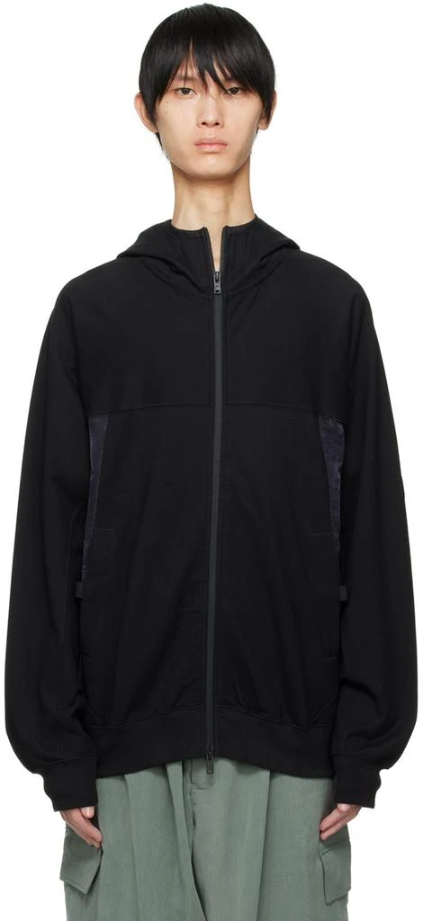 商品Y-3|Black Paneled Hoodie,价格¥907,第1张图片