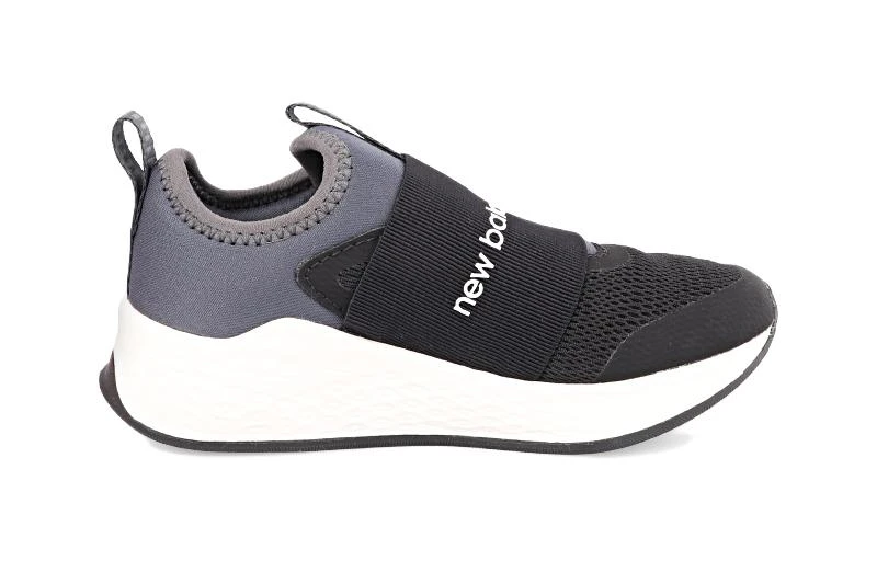 商品[国内直发] New Balance|[预售3天]舒适运动休闲鞋 黑灰白 中小童,价格¥390,第3张图片详细描述