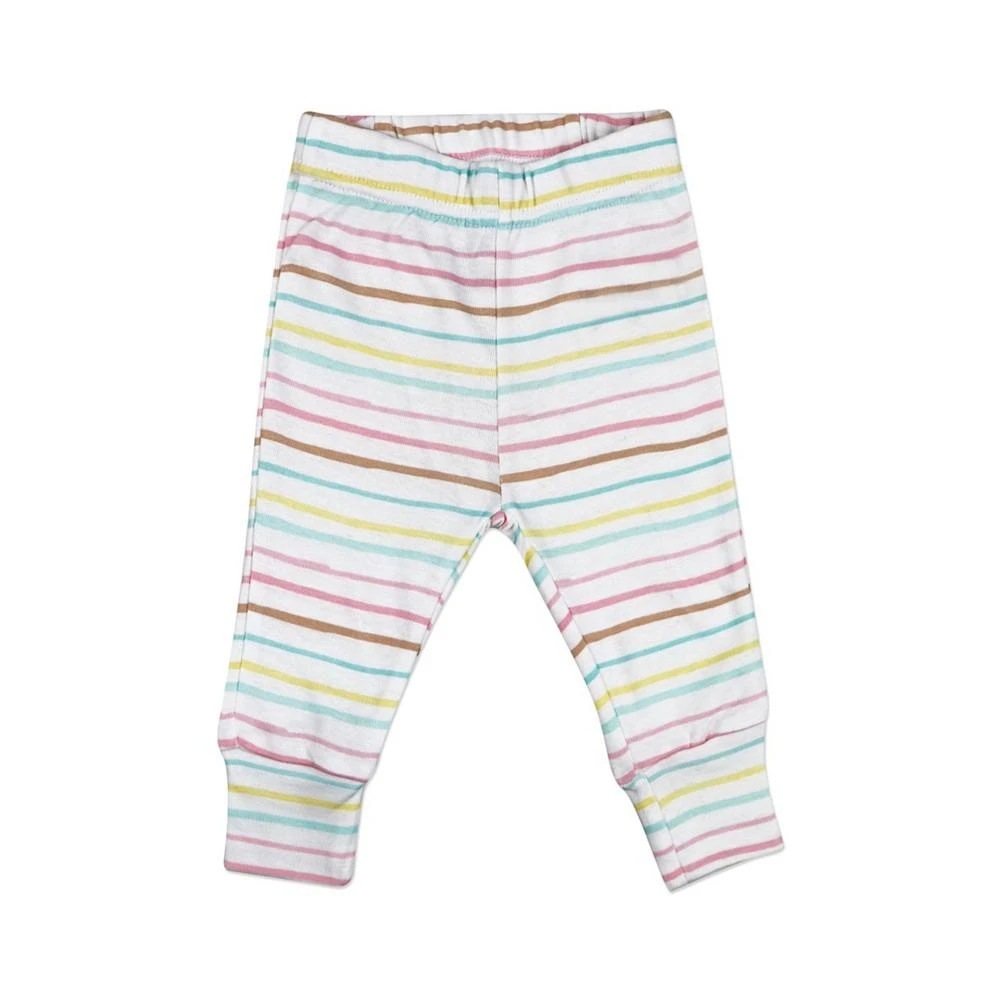 商品Mac & Moon|Baby Girls Rainbow Print Organic Pajamas, 4 Piece Set,价格¥374,第5张图片详细描述
