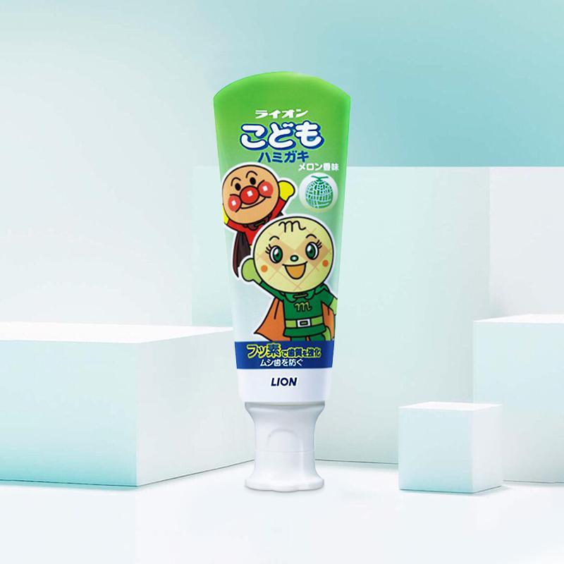 商品LION|LION狮王 面包超人儿童牙膏 哈密瓜味 40g,价格¥19,第1张图片