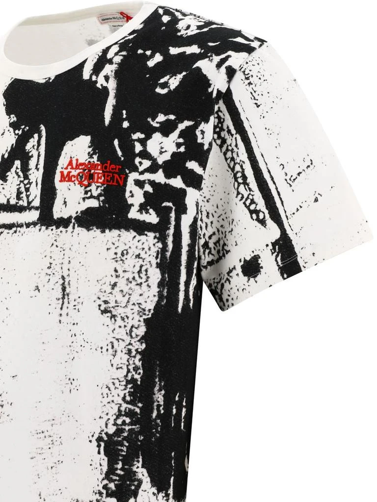 商品Alexander McQueen|ALEXANDER MCQUEEN Graphic printed t-shirt,价格¥2158,第4张图片详细描述