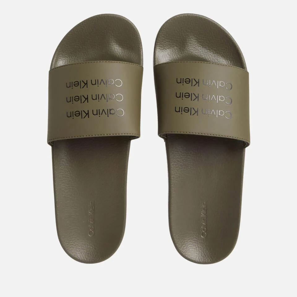 商品Calvin Klein|CALVIN KLEIN SLIDE SANDALS,价格¥219,第1张图片