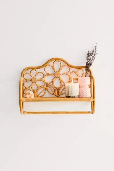 商品Urban Outfitters|Rattan Daisy Wall Shelf,价格¥523,第2张图片详细描述