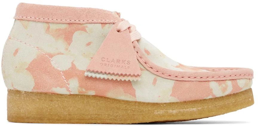 商品Clarks|Pink Floral Wallabee Derbys,价格¥1320,第1张图片