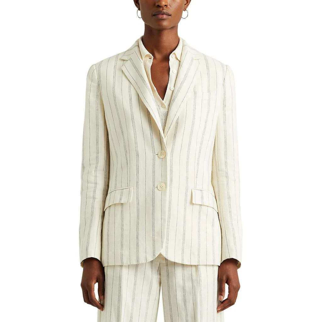 商品Ralph Lauren|Striped Linen Twill Blazer,价格¥754,第1张图片
