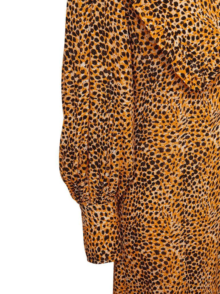 商品Ganni|Printed Viscose Crêpe Midi Dress,价格¥1199,第5张图片详细描述