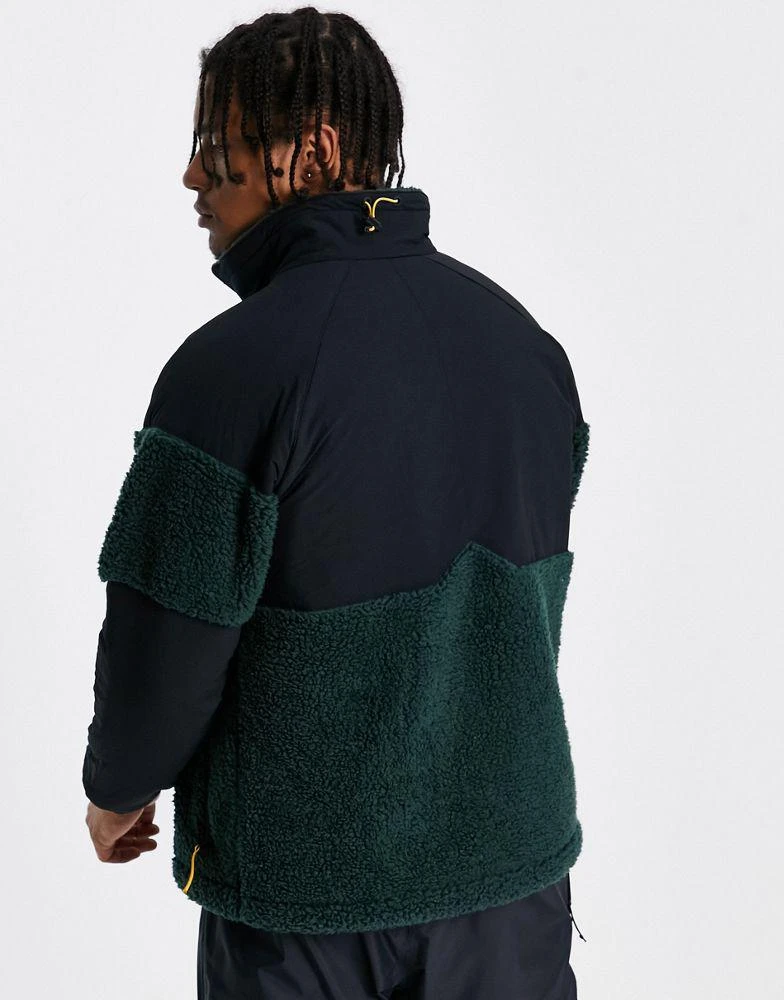 商品Columbia|Columbia Ballistic Ridge full zip fleece jacket in green and black,价格¥1119,第4张图片详细描述
