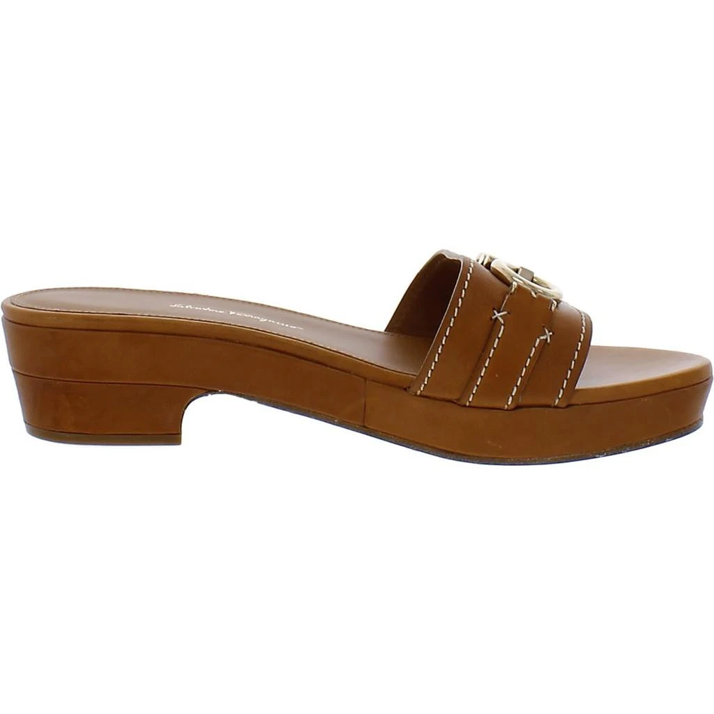 商品Salvatore Ferragamo|PHILEIN Womens Leather Round Toe Sandals,价格¥3487,第3张图片详细描述