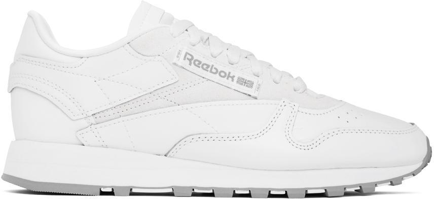 商品Reebok|White Classic Leather Sneakers,价格¥702,第1张图片