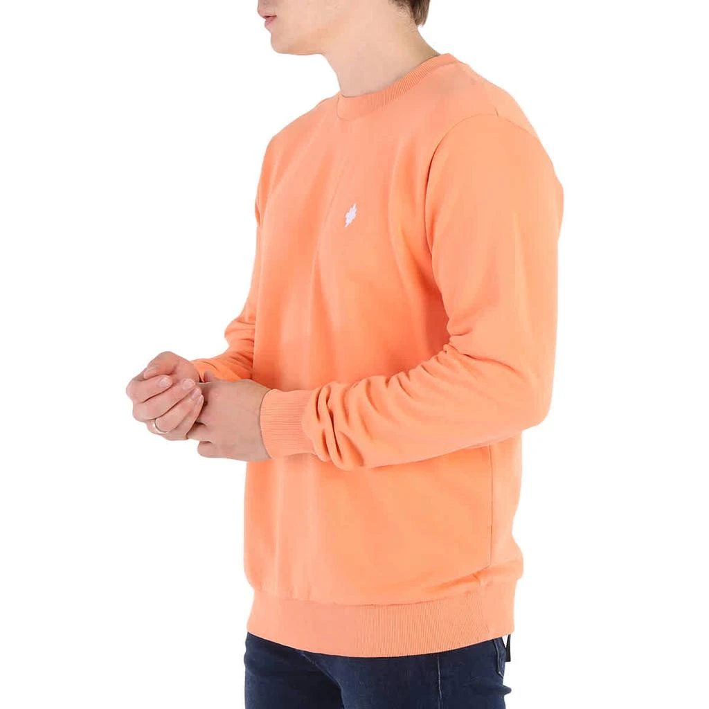 商品Marcelo Burlon|Men's Orange Tempera Cross Print Sweatshirt,价格¥817,第3张图片详细描述