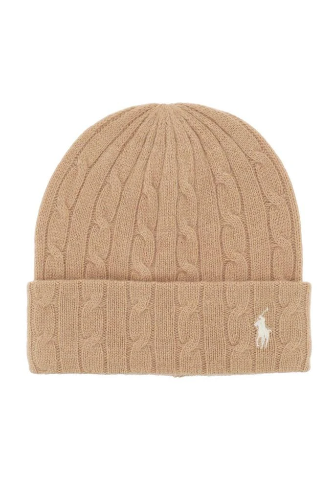 商品Ralph Lauren|Cable-knit cashmere and wool beanie hat,价格¥421,第1张图片