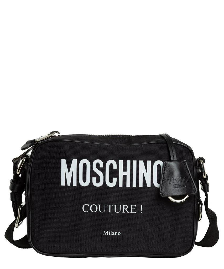 商品Moschino|Moschino Logo-Printed Top-Zip Around Crossbody Bag,价格¥1827,第1张图片