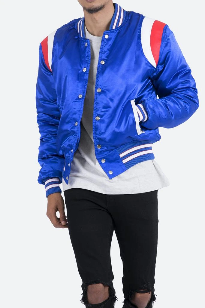 Teddy Bomber Jacket - Blue/Red 商品