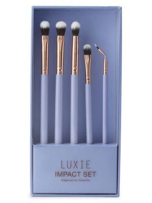 商品Luxie|5-Piece Impact Eye Brush Set,价格¥133,第2张图片详细描述
