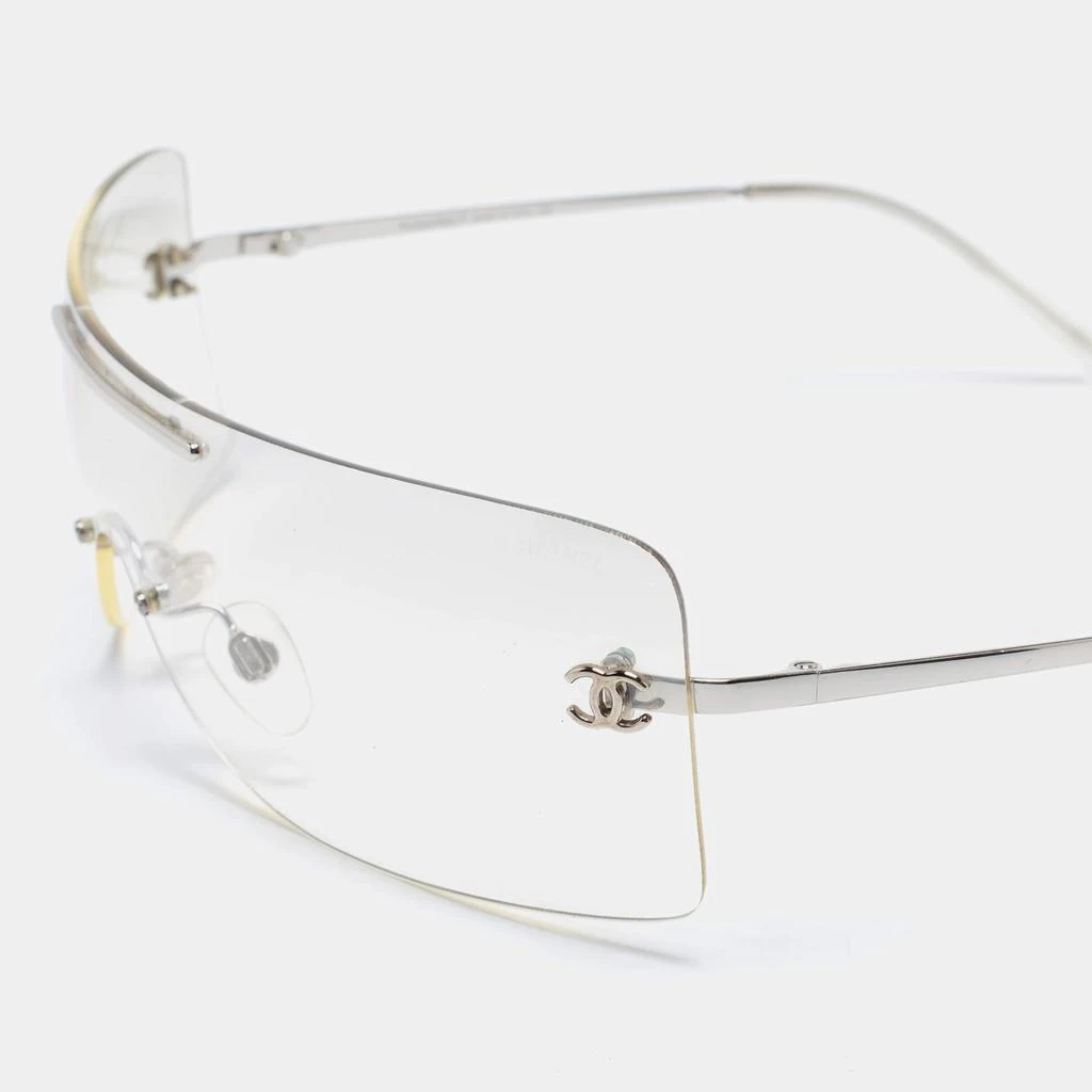 商品[二手商品] Chanel|Chanel Transparent 4080 Rimless Visor Shield Sunglasses ,价格¥3032,第2张图片详细描述