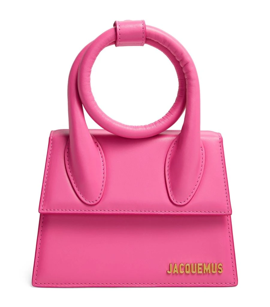 商品Jacquemus|Leather Le Chiquito Noeud Top-Handle Bag,价格¥6855,第1张图片