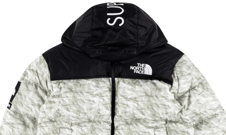 商品Supreme|Supreme TNF Paper Print Nuptse Jacket,价格¥8780-¥12142,第3张图片详细描述