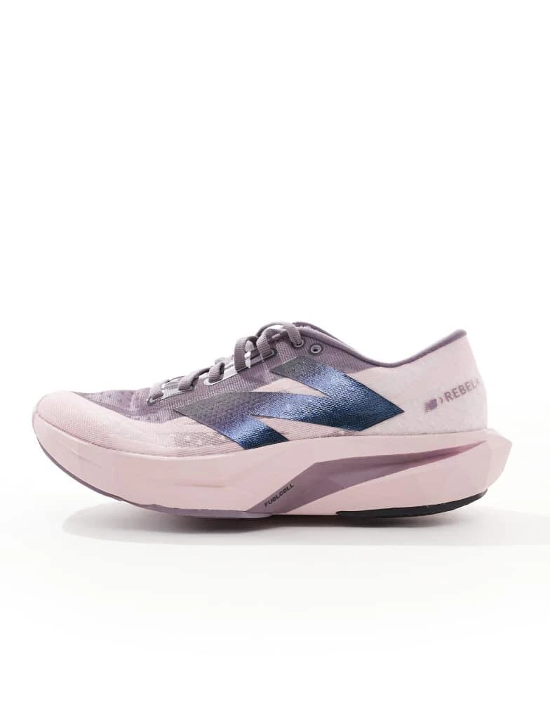 商品New Balance|New Balance Fuel Cell Rebel V4 running trainers in purple,价格¥1441,第2张图片详细描述
