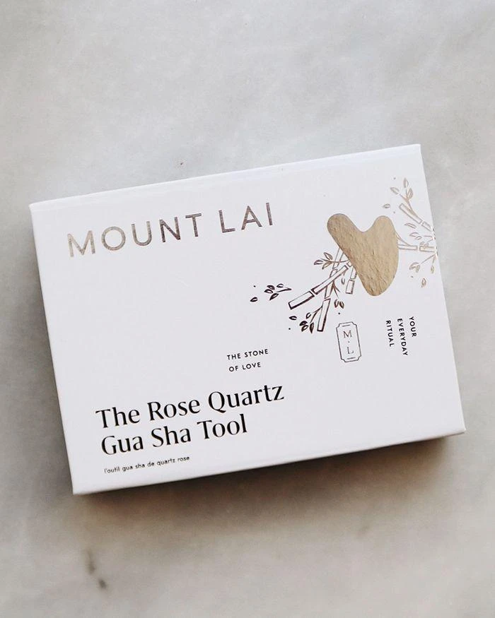 商品Mount Lai|The Rose Quartz Gua Sha Facial Lifting Tool,价格¥224,第2张图片详细描述