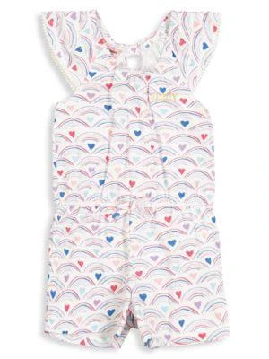 商品Juicy Couture|Little Girl's Printed Logo Romper,价格¥120,第1张图片