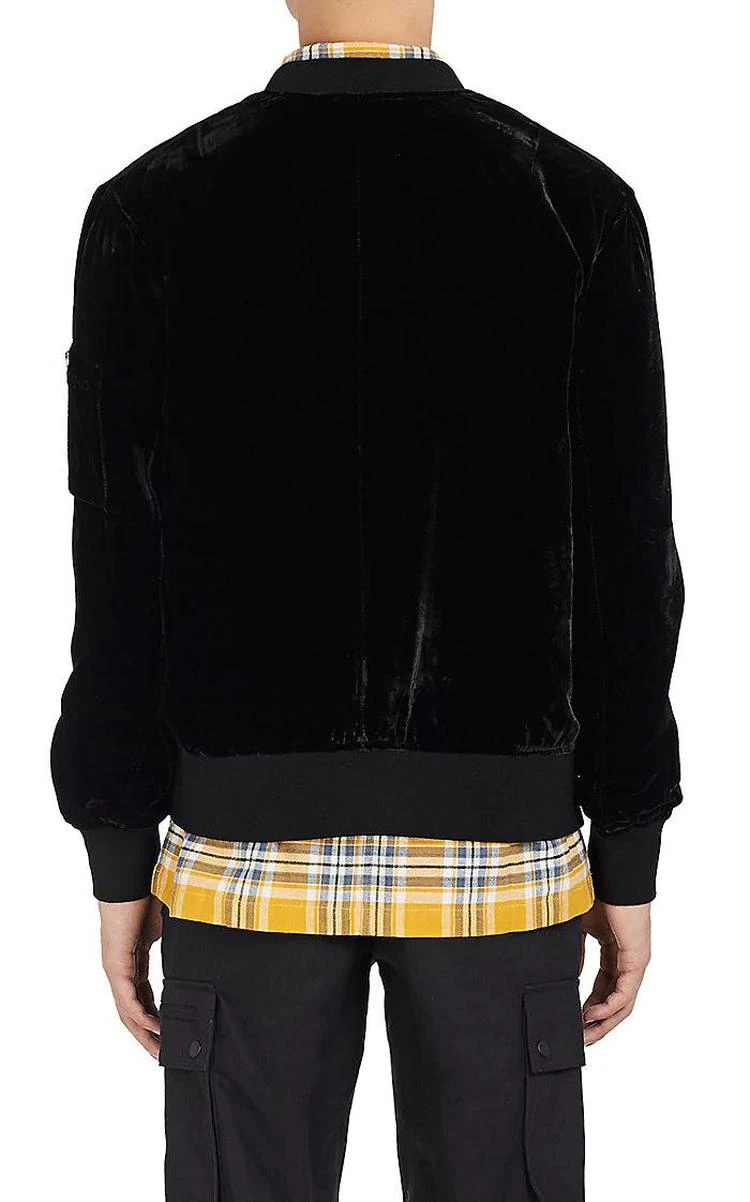 商品Ovadia & Sons|Reversible Camouflage & Velvet Bomber Jacket,价格¥6688,第3张图片详细描述