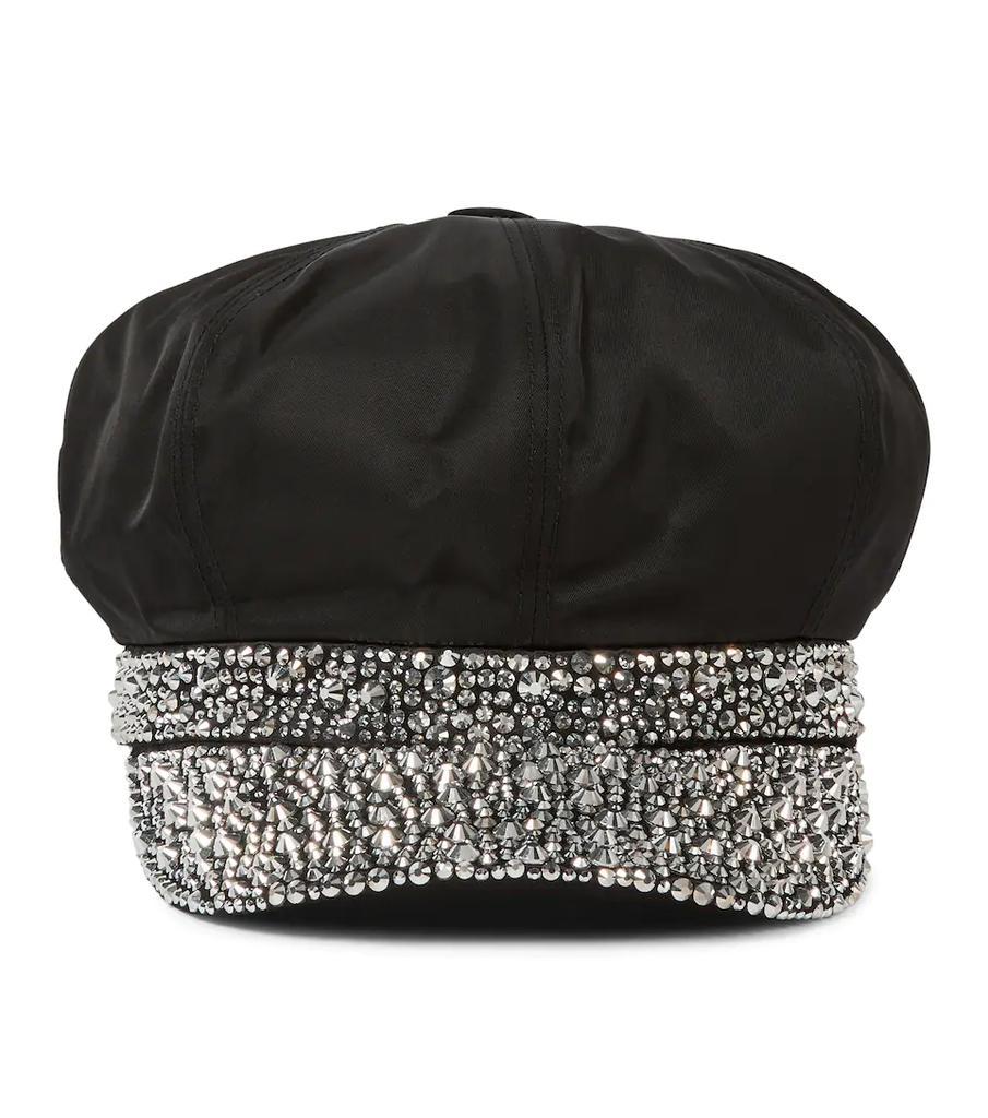 商品Prada|Re-Nylon embellished baker boy cap,价格¥5741,第1张图片