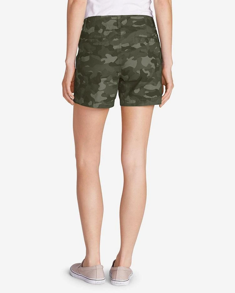 商品Eddie Bauer|女士Women's Willit Poplin Shorts - Print,价格¥261,第4张图片详细描述