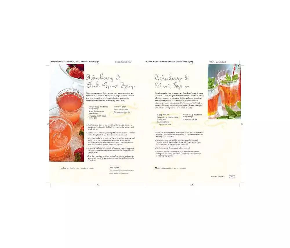 商品Barnes & Noble|Mocktails, Cordials, Syrups, Infusions and More: Over 80 Delicious Recipes for Alcohol-Free Drinks by Ryland Peters & Small,价格¥127,第5张图片详细描述