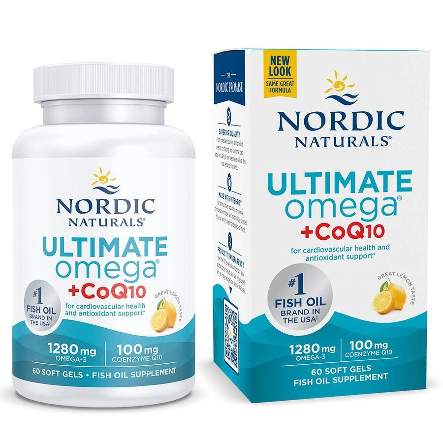 商品Nordic Naturals|Ultimate Omega + CoQ10 Soft Gels Lemon,价格¥263,第3张图片详细描述