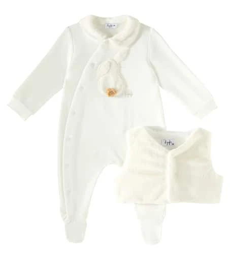 商品IL GUFO|Baby playsuit and vest set,价格¥1976,第1张图片