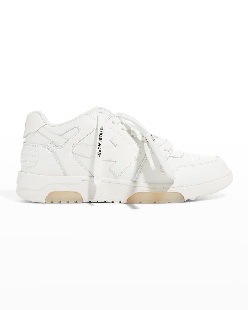 商品Off-White|Out Of Office Arrow Leather Sneakers,价格¥4155,第1张图片