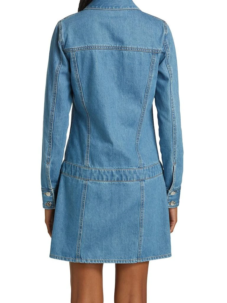 商品VERONICA BEARD|Cicely Drop-Waist Denim Dress,价格¥1225,第5张图片详细描述