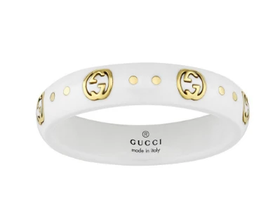 商品[国内直发] Gucci|GUCCI 白色女士戒指 YBC679262002,价格¥4101,第1张图片