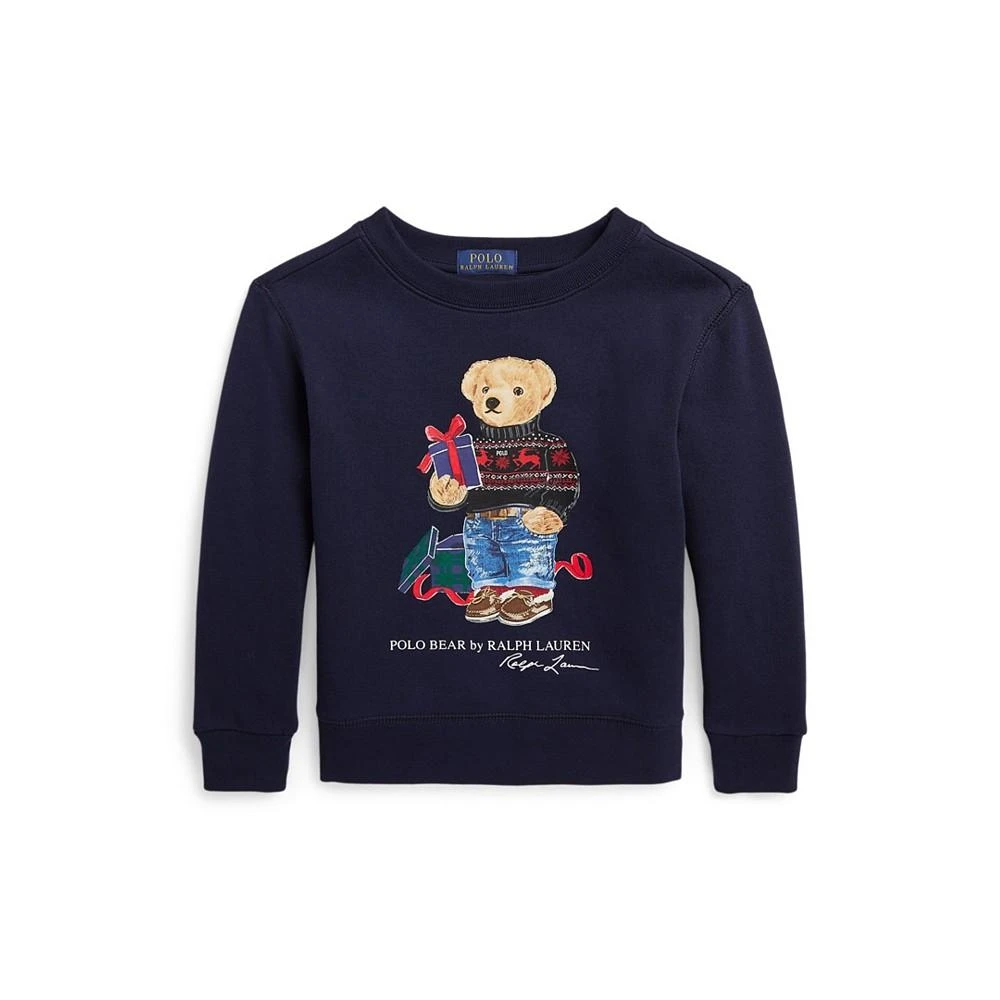 商品Ralph Lauren|Toddler and Little Boys Polo Bear Fleece Sweatshirt,价格¥380,第4张图片详细描述