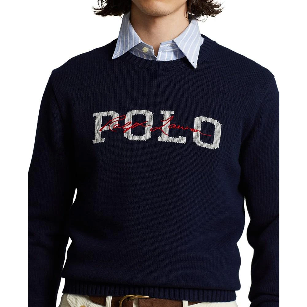 商品Ralph Lauren|Men's Logo Cotton Sweater,价格¥384,第3张图片详细描述