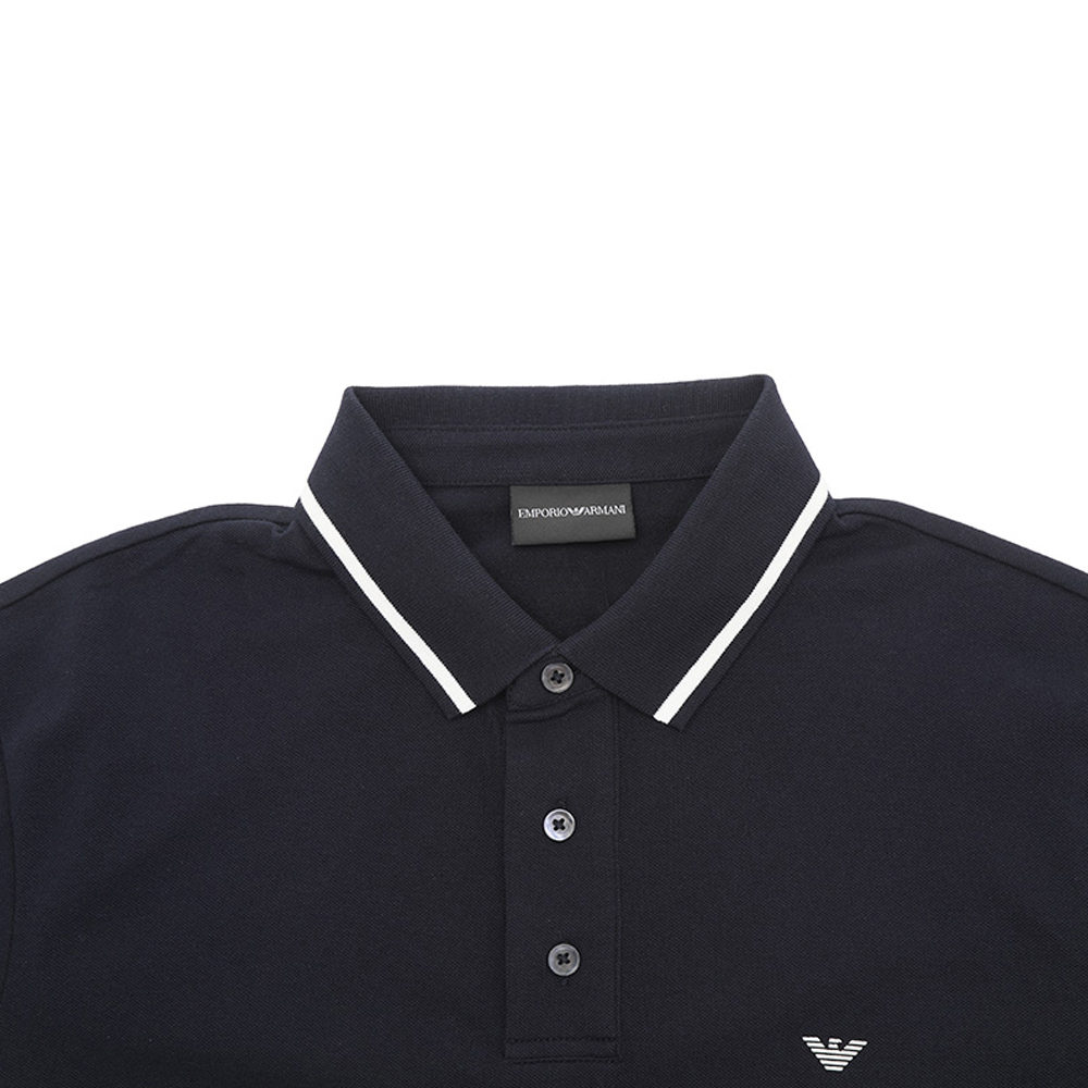 EMPORIO ARMANI 男深蓝短袖T恤 3L1FAE-1JPTZ-09D3商品第3张图片规格展示