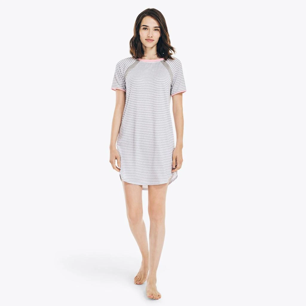 商品Nautica|Nautica Womens Striped Sleep Dress,价格¥109,第1张图片