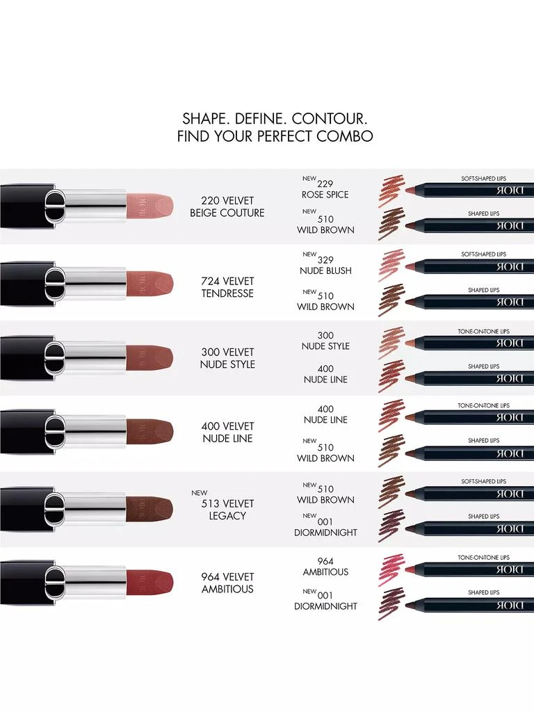 商品Dior|Dior Rouge Dior Contour No-Transfer Lip Liner Pencil,价格¥260,第5张图片详细描述