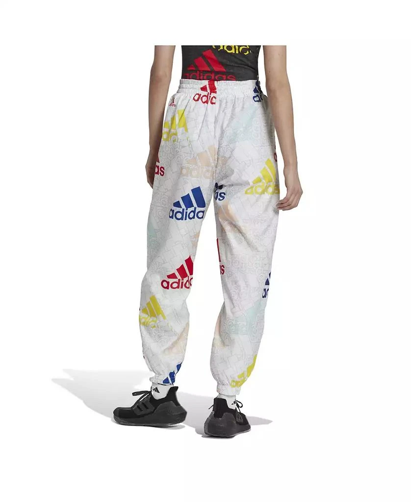 商品Adidas|Women's Essentials Multi-Colored Loose Fit Woven Pants,价格¥579,第2张图片详细描述