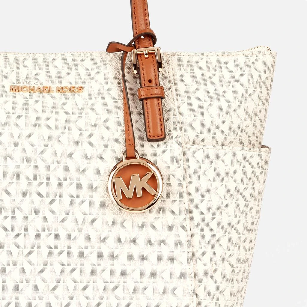 商品Michael Kors|MICHAEL Michael Kors Sinclair Large East West Grab Tote Bag - Vanilla/Acrn,价格¥2509,第4张图片详细描述