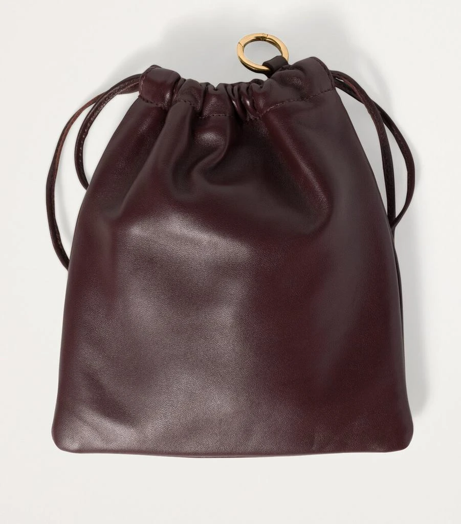 商品Miu Miu|Nappa Leather Drawstring Pouch,价格¥6757,第3张图片详细描述